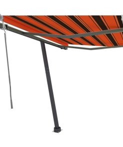 Samostojeća tenda na ručno uvlačenje 350x250cm narančasto-smeđa