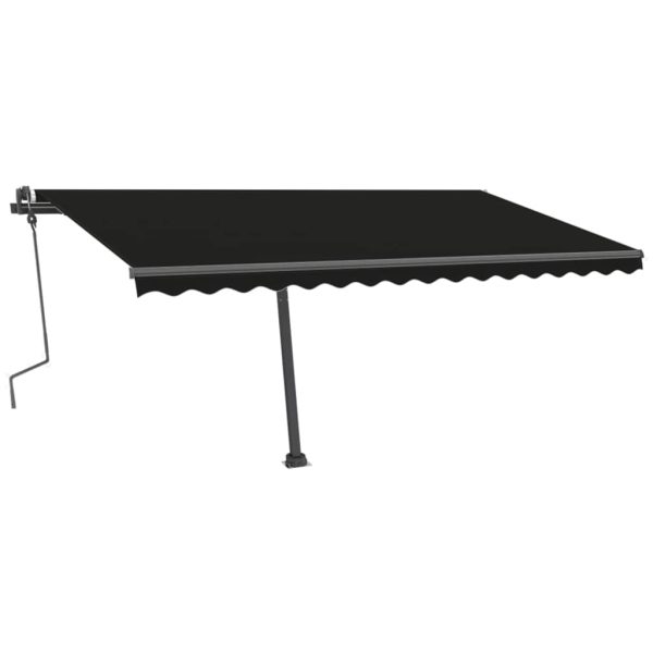 Samostojeća tenda na ručno uvlačenje 400 x 300 cm antracit - Image 3