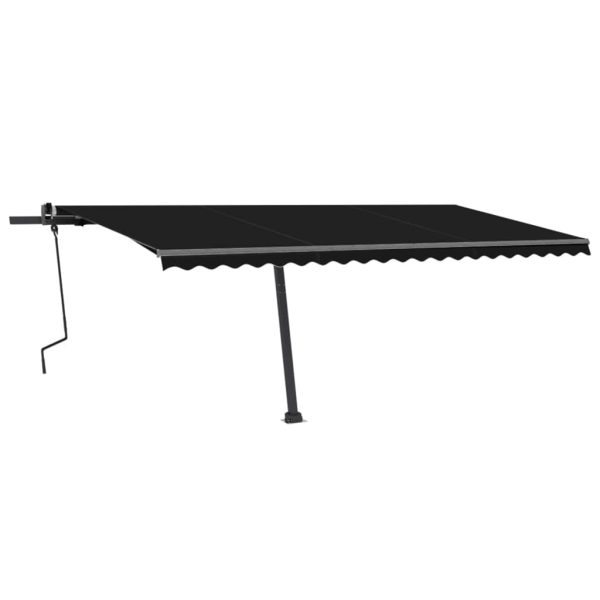 Samostojeća tenda na ručno uvlačenje 500 x 350 cm antracit - Image 3