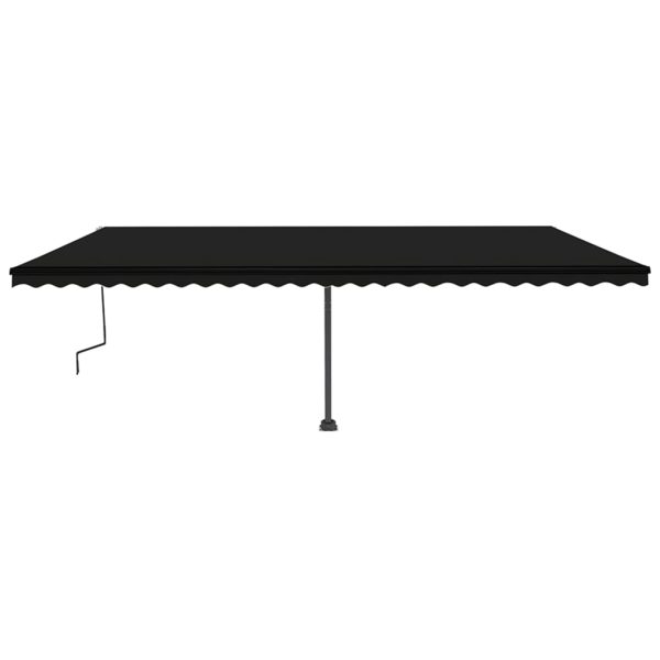 Samostojeća tenda na ručno uvlačenje 600 x 350 cm antracit - Image 3