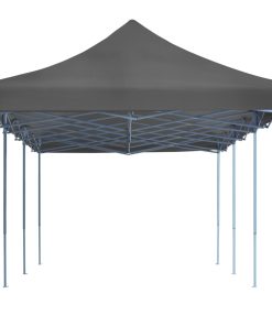 Sklopivi šator za zabave 3 x 9 m antracit
