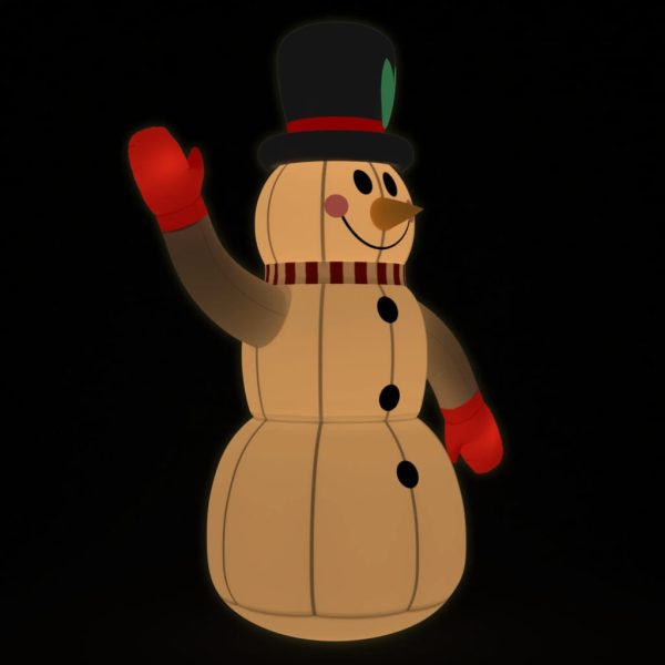 Snjegović na napuhavanje s LED svjetlima 240 cm