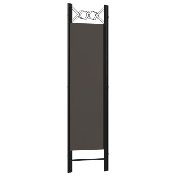 Sobna pregrada s 3 panela antracit 120 x 180 cm - Slika 4