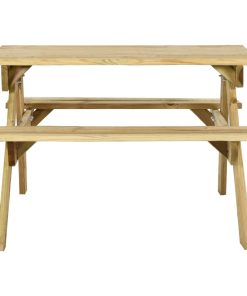 Stol za piknik s klupama 110x123x73 cm od impregnirane borovine