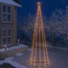 Stožasto božićno drvce sa 752 bijele LED žarulje 160 x 500 cm