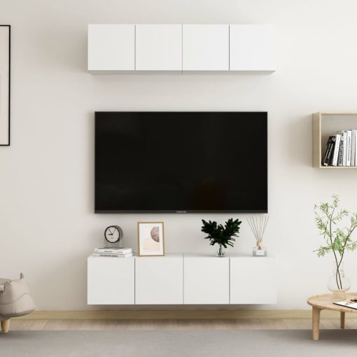 TV ormarići 4 kom bijeli 60 x 30 x 30 cm od iverice