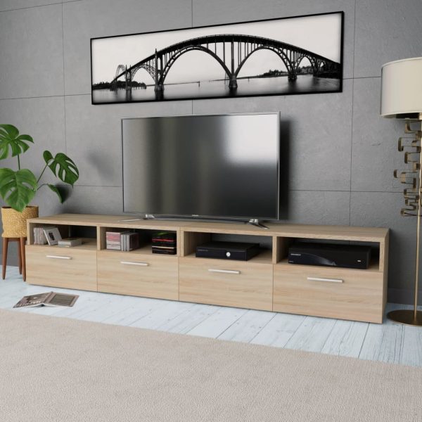 TV ormarići od iverice 2 kom 95 x 35 x 36 cm boja hrasta