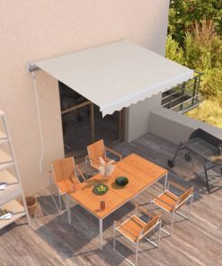 Tenda na automatsko uvlačenje 350 x 250 cm krem