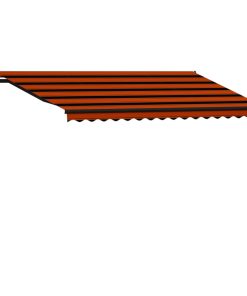 Tenda na automatsko uvlačenje 400 x 300 cm narančasto-smeđa