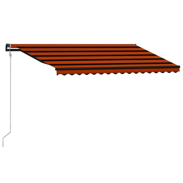 Tenda na automatsko uvlačenje 400 x 300 cm narančasto-smeđa