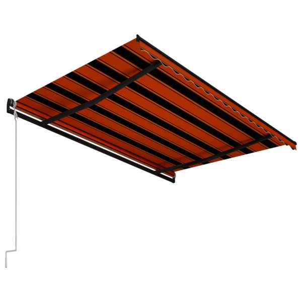 Tenda na automatsko uvlačenje 400 x 300 cm narančasto-smeđa - Image 4