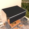 Tenda na ručno uvlačenje s roletom 4 x 3 m antracit