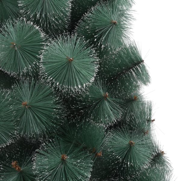 Umjetno božićno drvce LED s kuglicama zeleno 120 cm PVC i PE - Slika 4