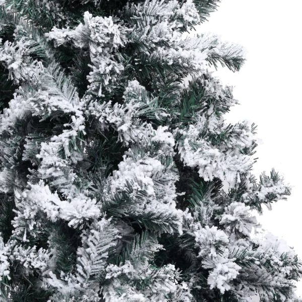 Umjetno božićno drvce LED s kuglicama zeleno 210 cm PVC - Slika 3