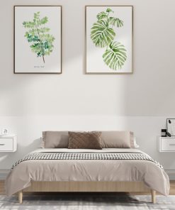 Uzglavlje za krevet s ormarićima bijelo od konstruiranog drva