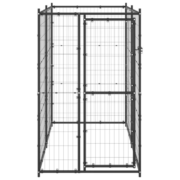 Vanjski kavez za pse čelični 110 x 220 x 180 cm