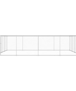 Vanjski kavez za pse od pocinčanog čelika 760 x 760 x 185 cm