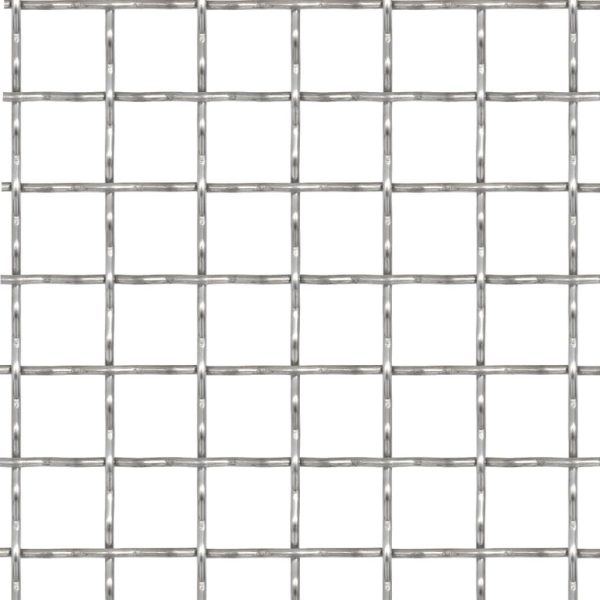 Vrtna mrežasta ograda od nehrđajućeg čelika 100x85 cm 11x11x2 mm
