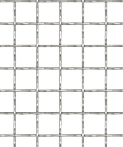 Vrtna mrežasta ograda od nehrđajućeg čelika 100x85 cm 31x31x3 mm