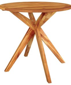 Vrtni stol 85 x 85 x 75 cm masivno bagremovo drvo