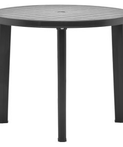 Vrtni stol antracit 89 cm plastični
