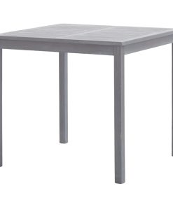 Vrtni stol sivi 80 x 80 x 74 cm od masivnog bagremovog drva