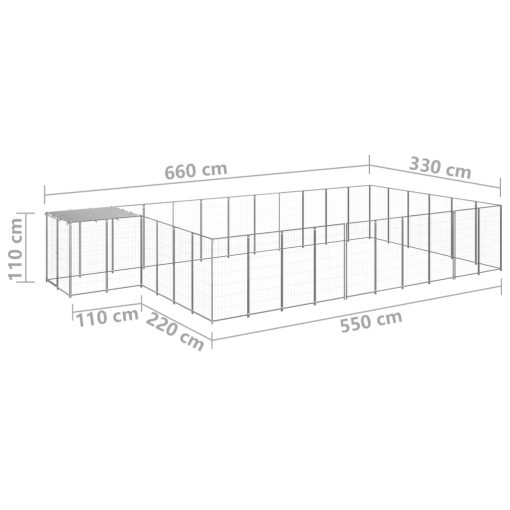 36 m² čelični