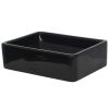 Keramički kvadratni umivaonik 41 x 30 x 12 cm crni