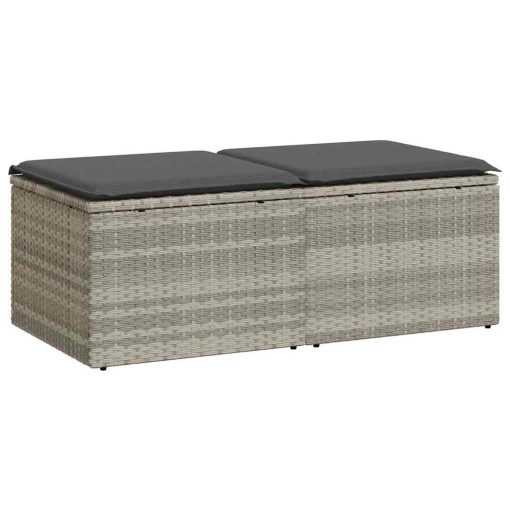 2-dijelni set vrtnih sofa s jastucima od poliratana i bagrem