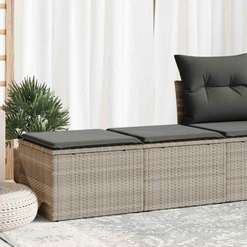 2-dijelni set vrtnih sofa s jastucima od poliratana i bagrem