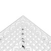 3-dijelni bistro set bijeli od lijevanog aluminija