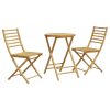 3-dijelni bistro set od bambusa