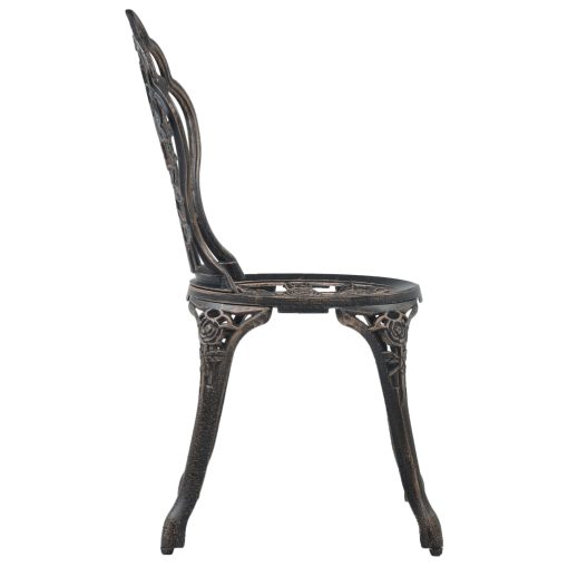 3-dijelni bistro set od lijevanog aluminija