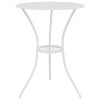 3-dijelni bistro set od lijevanog aluminija bijeli