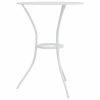 3-dijelni bistro set od lijevanog aluminija bijeli