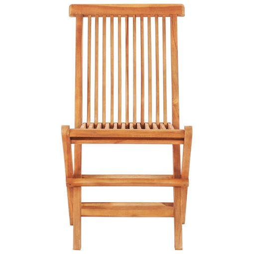 3-dijelni bistro set sa smeđe-sivim jastucima masivna tikovina