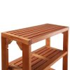 3-dijelni sklopivi bistro set od masivnog bagremovog drva