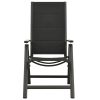 5-dijelni bistro set crni i antracit