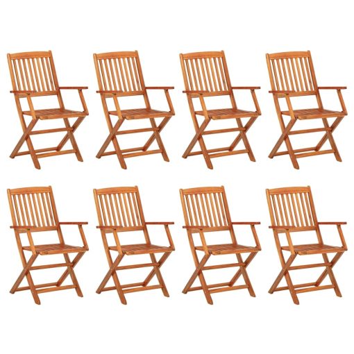 9-dijelni vrtni blagovaonski set 220x90x75 cm bagremovog drva