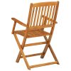 9-dijelni vrtni blagovaonski set 220x90x75 cm bagremovog drva